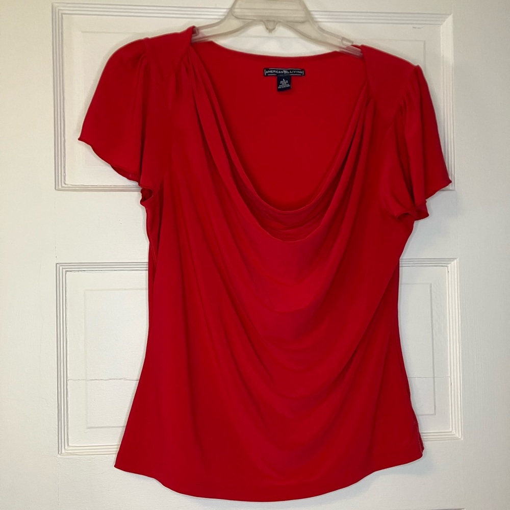 Red blouse